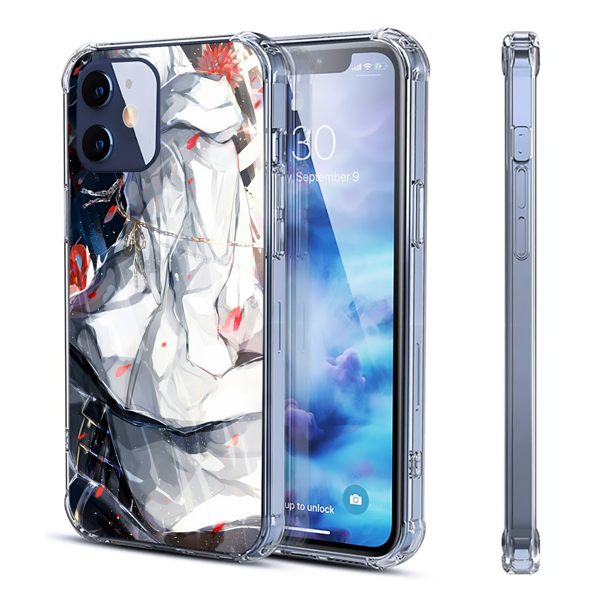 （画像用） 刀剣乱舞 Touken Ranbu 【iPhone 12シリーズ対応】透明スマホケース（クリアソフトケース）